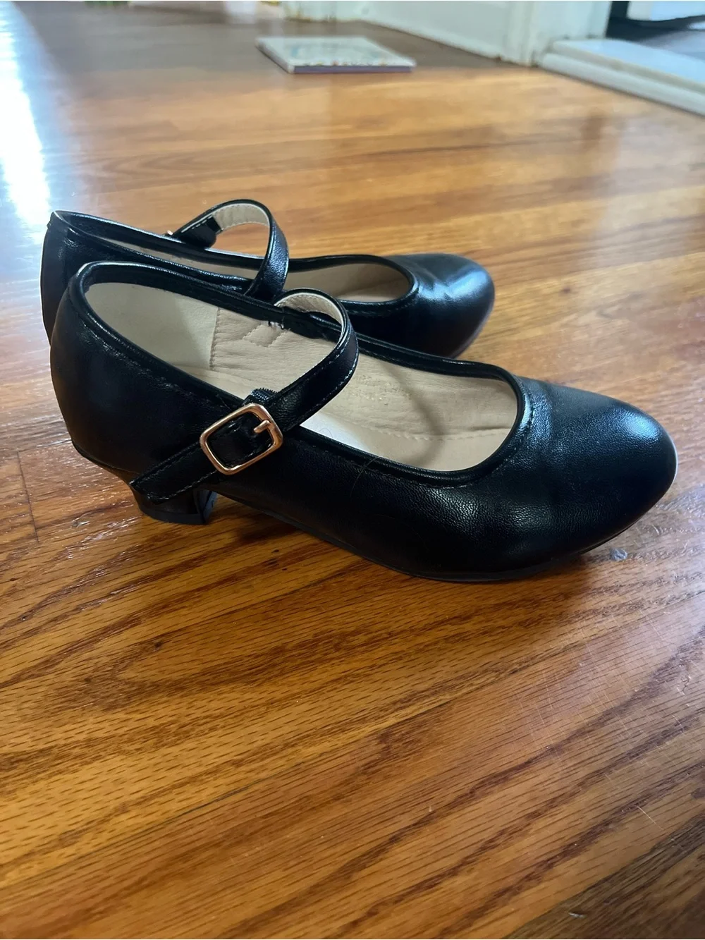 Classic Black Mary Jane Heels - Girls Dress Shoes/ Character Shoes